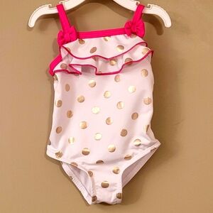 Penelope Mack polka dot one piece swimsuit